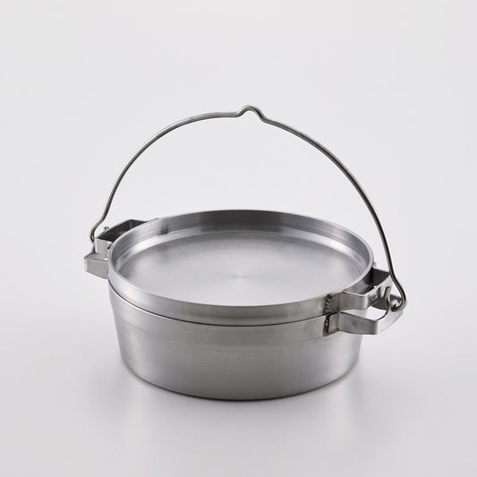 Stainless Steel Dutch Oven 10inch Half - SOTO