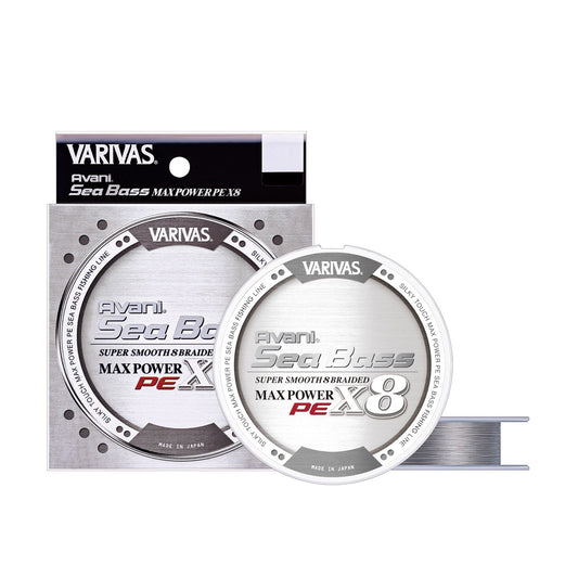 Avani Sea Bass PE MAX POWER X8 Stealth Gray - VARIVAS
