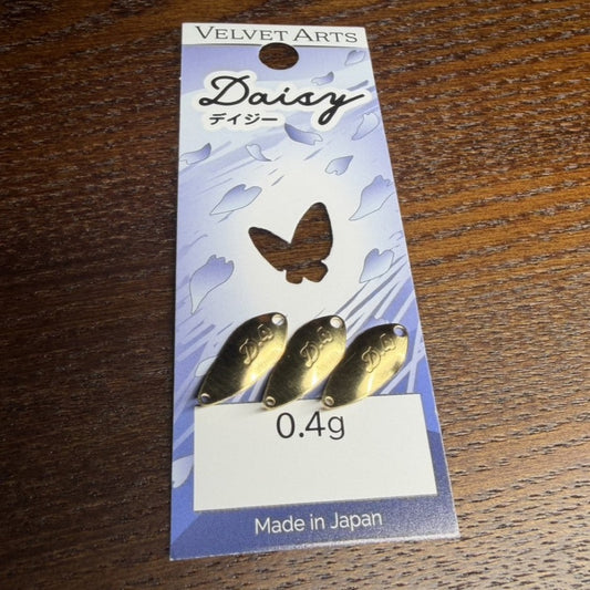 Daisy Unpainted Brass Blank 3pcs - VELVET ARTS