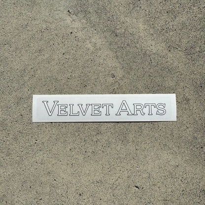 Logo Sticker Clear - VELVET ARTS