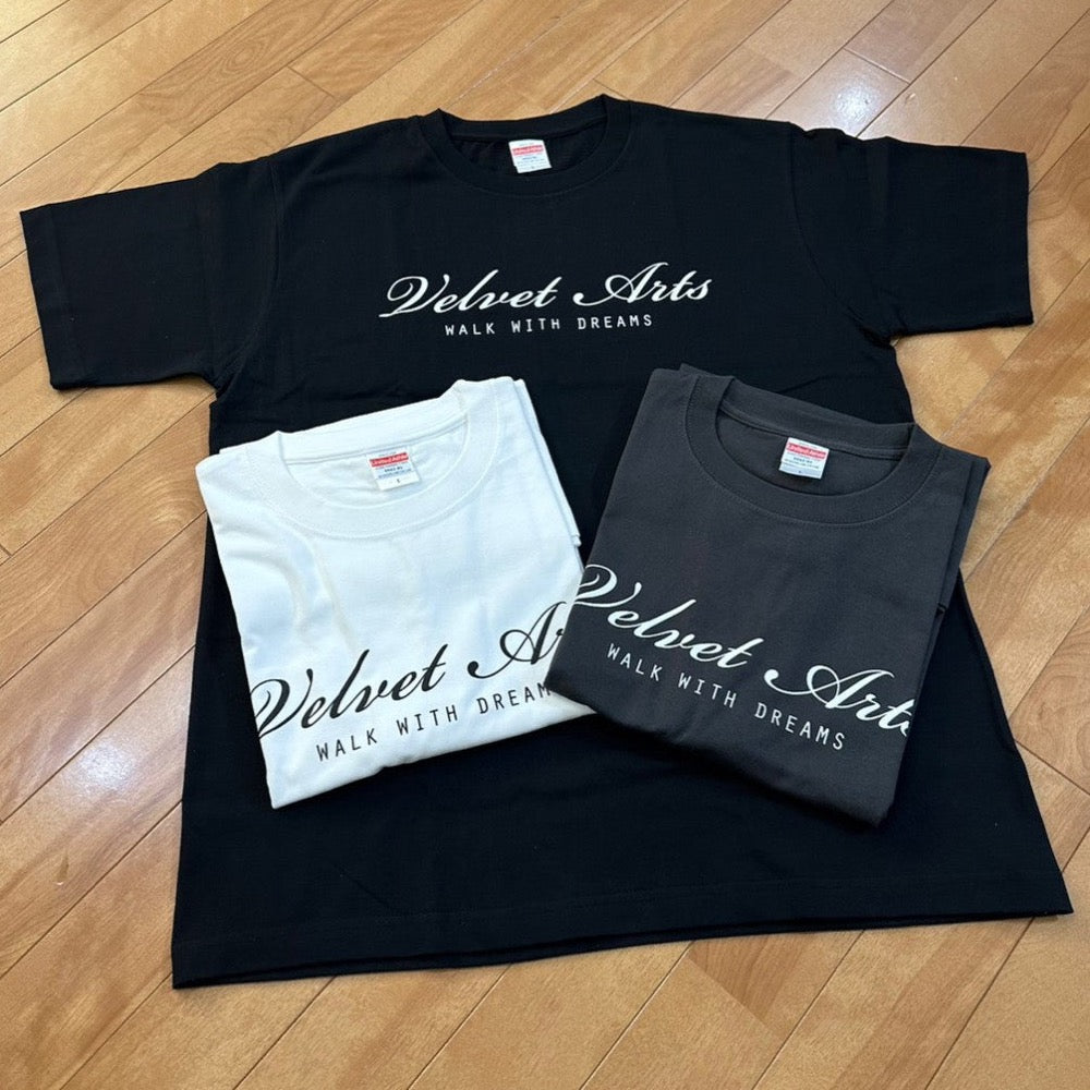 Short Sleeve T-Shirt Script Logo - VELVET ARTS