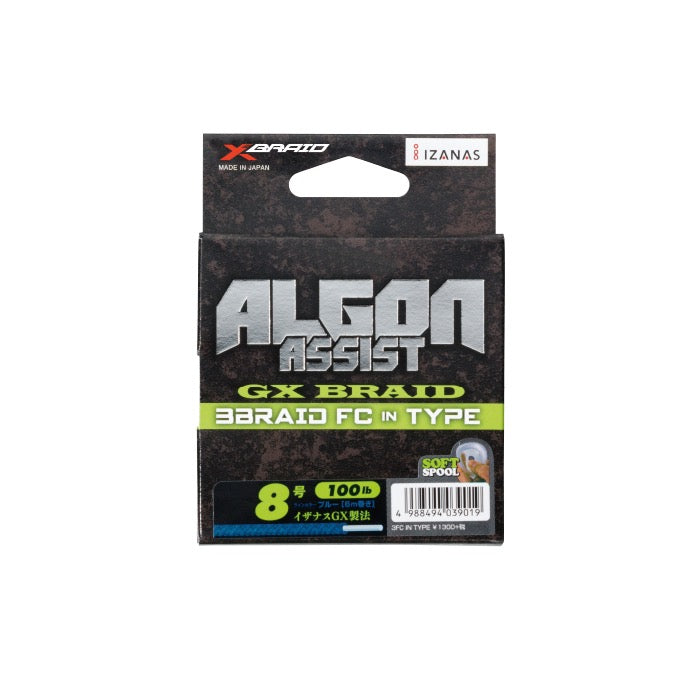 XBRAID ALGON ASSIST WX FC IN TYPE - YGK Yotsuami